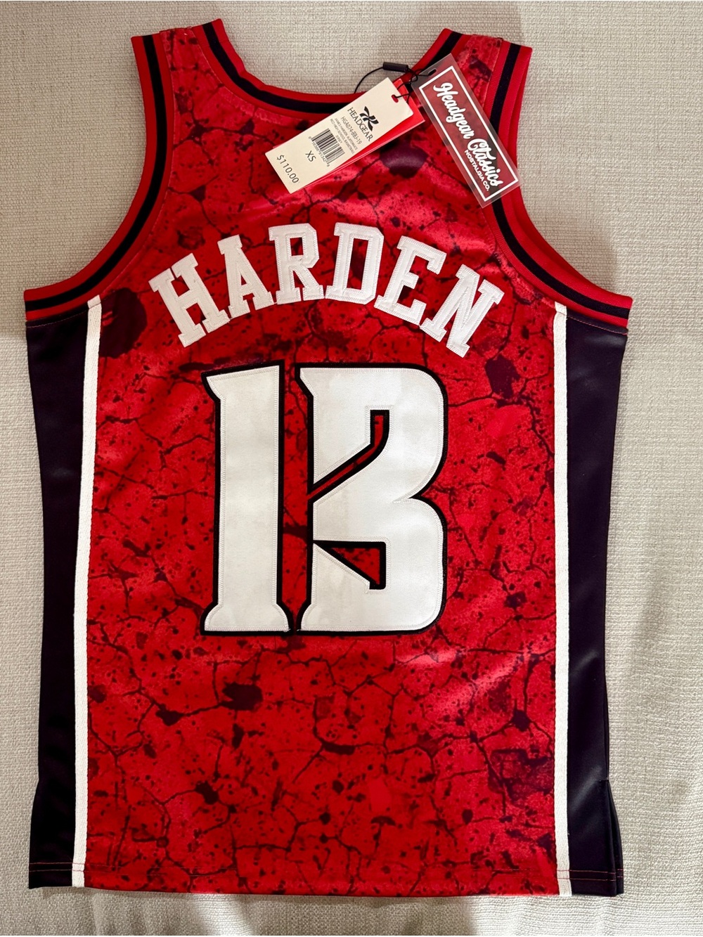 Headgear Classics high school throwback jersey James Harden size men’s XS